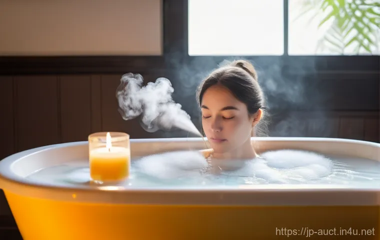 경매사 자격증 시험장에서 유의할 점 - **Prompt:** A young adult student, around 20-25 years old, is enjoying a deeply relaxing evening bat...