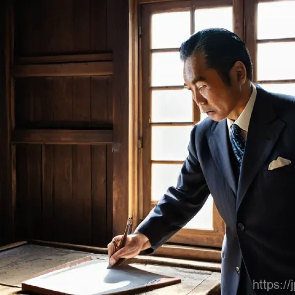 경매사 주요 업무와 역할 - **Prompt 1: "Unearthing Hidden Value"**
    A professional Japanese male auctioneer, in his mid-40s,...