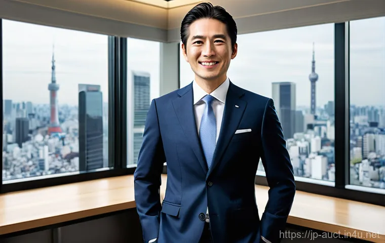 경매사 시험 준비 중 유용한 온라인 학습 플랫폼 - **Prompt:** A Japanese university student, gender-neutral, in their early 20s, wearing modest, casua...