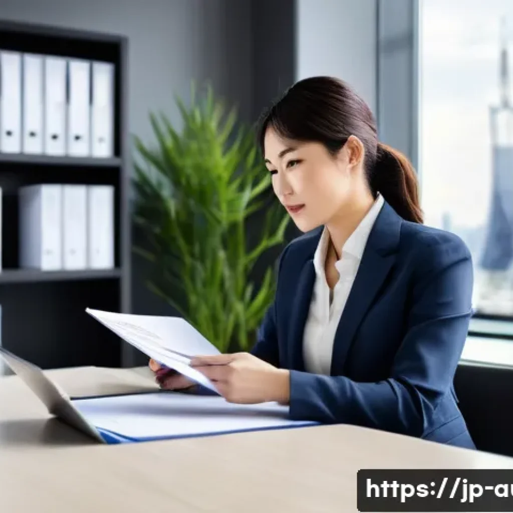 경매사 시험 합격률과 난이도 - **Prompt for "The Specialist in Action":**
    "A confident, professional Japanese real estate aucti...