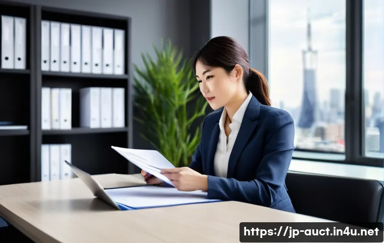 경매사 시험 합격률과 난이도 - **Prompt for "The Specialist in Action":**
    "A confident, professional Japanese real estate aucti...